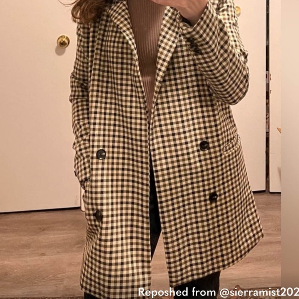🤎🖤 Rachel Zoe plaid blazer NWOT🧥